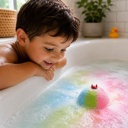 EvolutionUSA 12 Bloom Bath Bombs with Toys - Adorable Girl Bath Bomb Set, Bubbly Kids Bathbombs, Fizzy Bath Ball, Kids Bath Bombs for Girls, Childrens Bath Bomb Set Easter, Birthday, Christmas Gift
