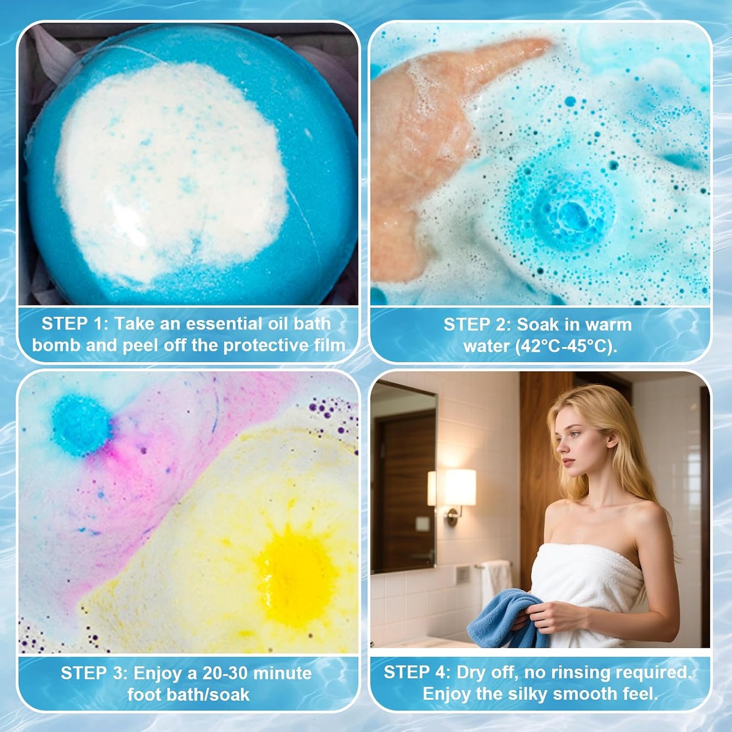 Bath Bombs with Toys Inside, 12 Pack Natural Bubble Bath Bombs with Surprise Toy for Easter Basket Stuffers Gifts