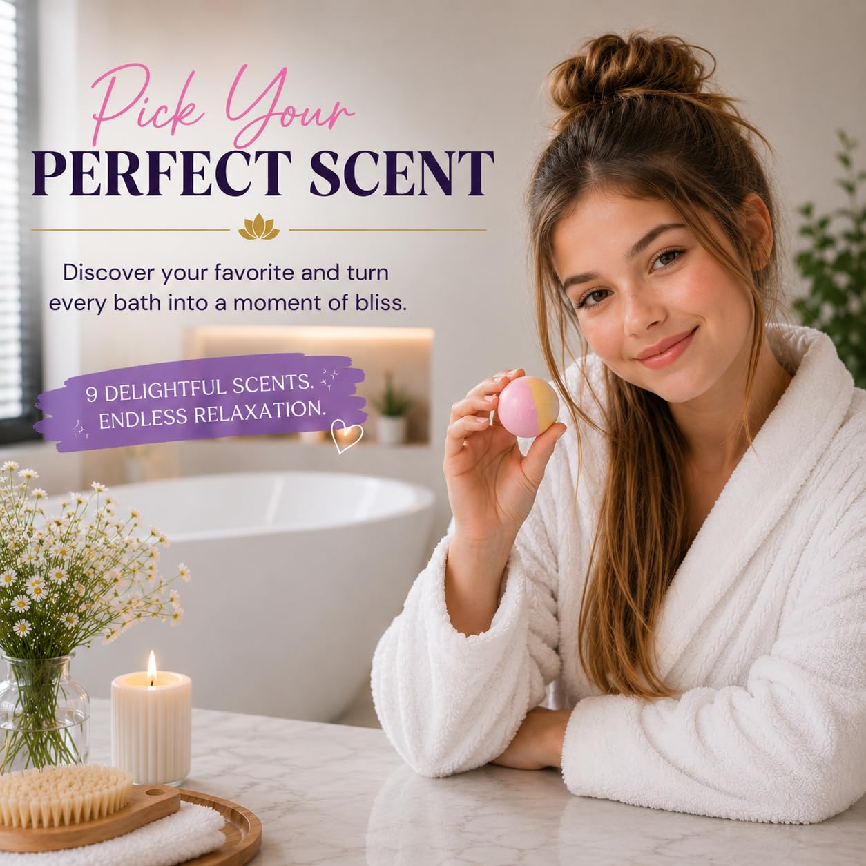 EvolutionUSA 12 Bloom Bath Bombs with Toys - Adorable Girl Bath Bomb Set, Bubbly Kids Bathbombs, Fizzy Bath Ball, Kids Bath Bombs for Girls, Childrens Bath Bomb Set Easter, Birthday, Christmas Gift