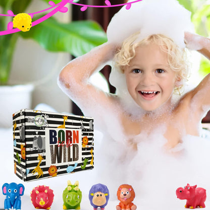 Bath Bombs for Kids with Surprise Inside - Organic, Gentle & Kid Friendly Bubble Bath Fizzies with Toys Inside. Spa Bath Fizz Balls Kit. Fizzy Balls w/Rich Bubbles, Birthday Gifts for Boys, Girls