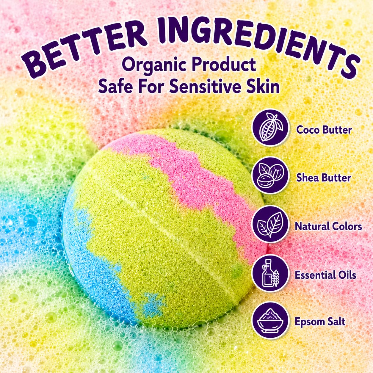 EvolutionUSA 12 Bloom Bath Bombs with Toys - Adorable Girl Bath Bomb Set, Bubbly Kids Bathbombs, Fizzy Bath Ball, Kids Bath Bombs for Girls, Childrens Bath Bomb Set Easter, Birthday, Christmas Gift