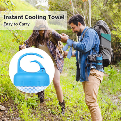 BOGI Cooling Towels for Neck and Face, Soft Breathable Cool Towel for Instant Cooling Stay Cool for Yoga, Sport, Gym, Camping, Running & More Activities