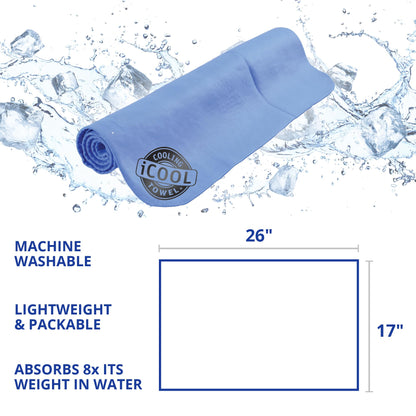 FROGG TOGGS iCOOL Cooling Towel 2 Pack