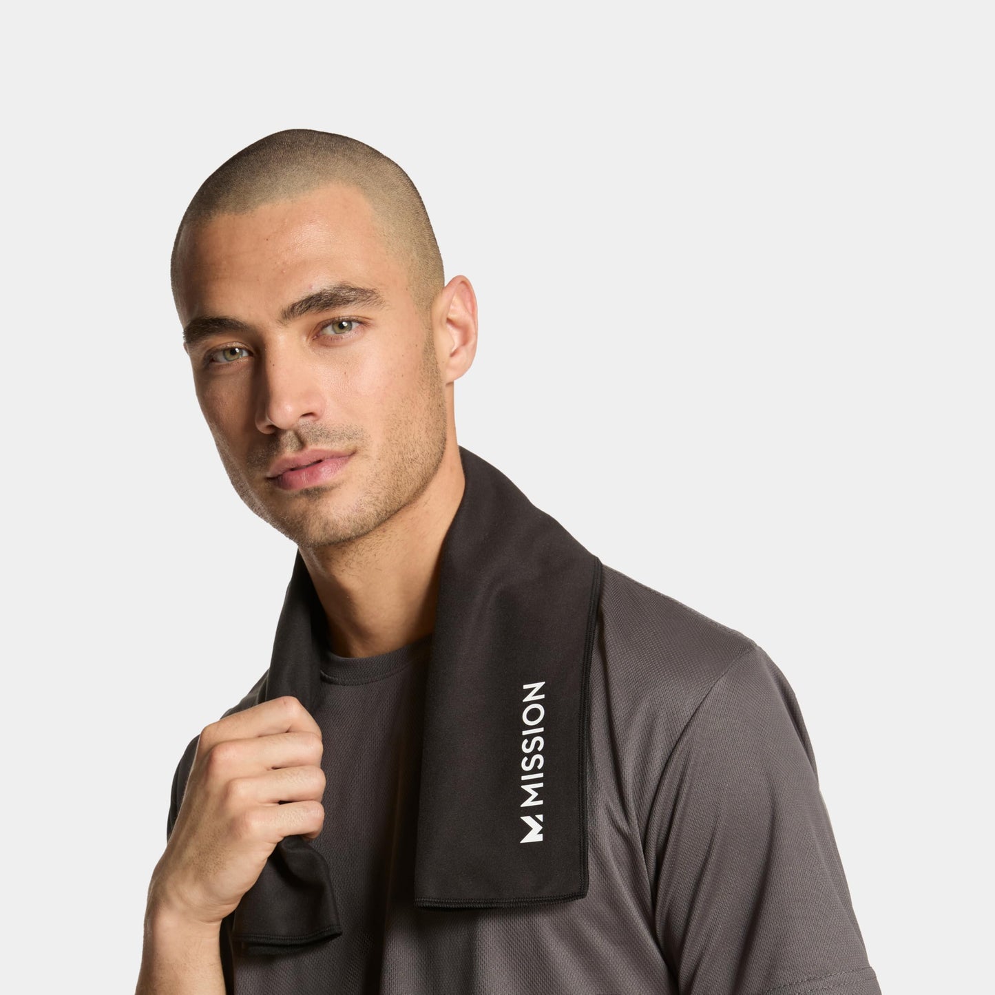 MISSION On-The-Go Cooling Towel, Blue - Soft, Lightweight Fabric - Cools Up to 2 Hours - UPF 50 Sun Protection - Machine Washable
