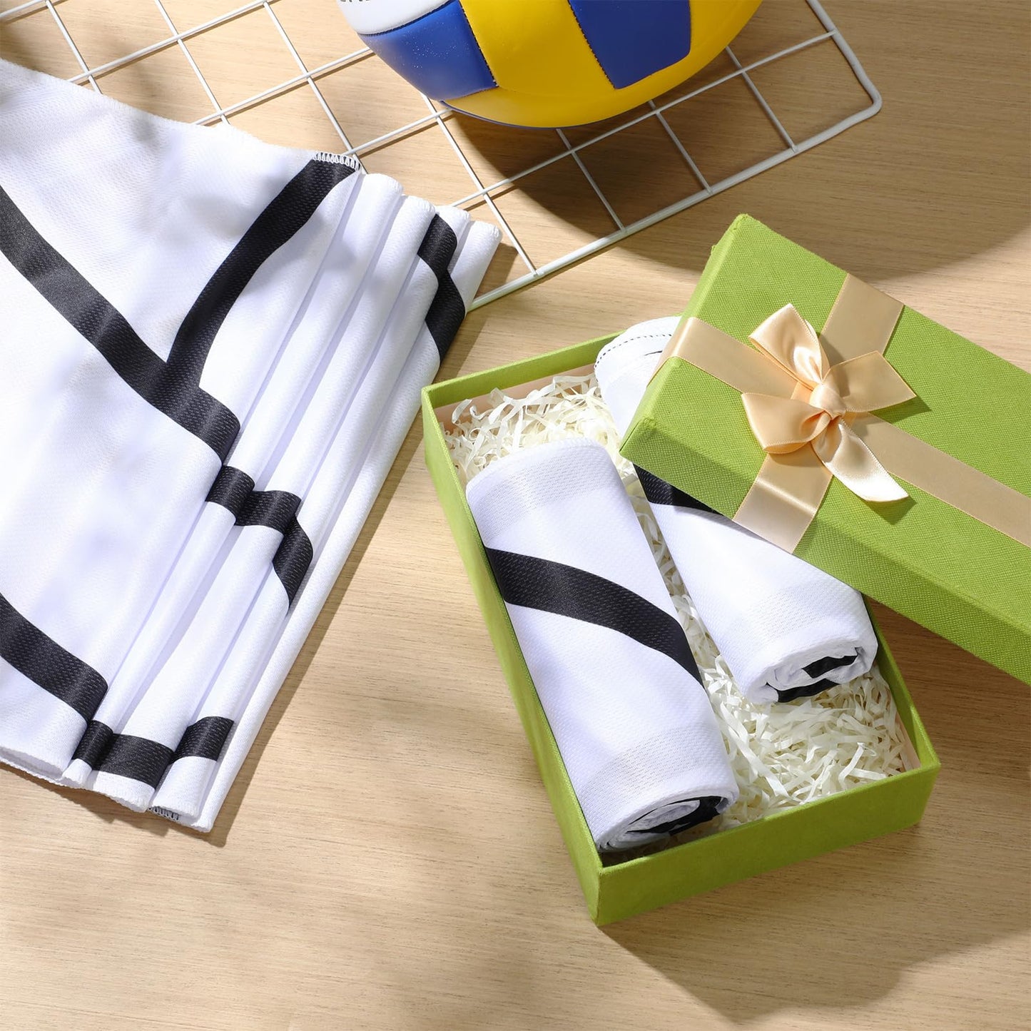 12 Pcs Cooling Towel Baseball Football Basketball Breathable Chilly Softball Soccer Ice Towel, 40"x12" Tennis Microfiber Accessories for Player(White,Baseball)