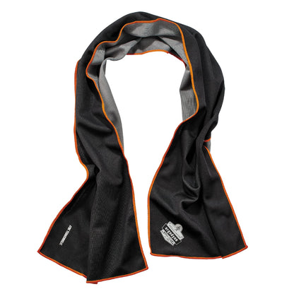 Ergodyne Chill Its 6602MF Cooling Towel, Soft Microfiber Material, UPF 50+,Blue,41" x 9.84"
