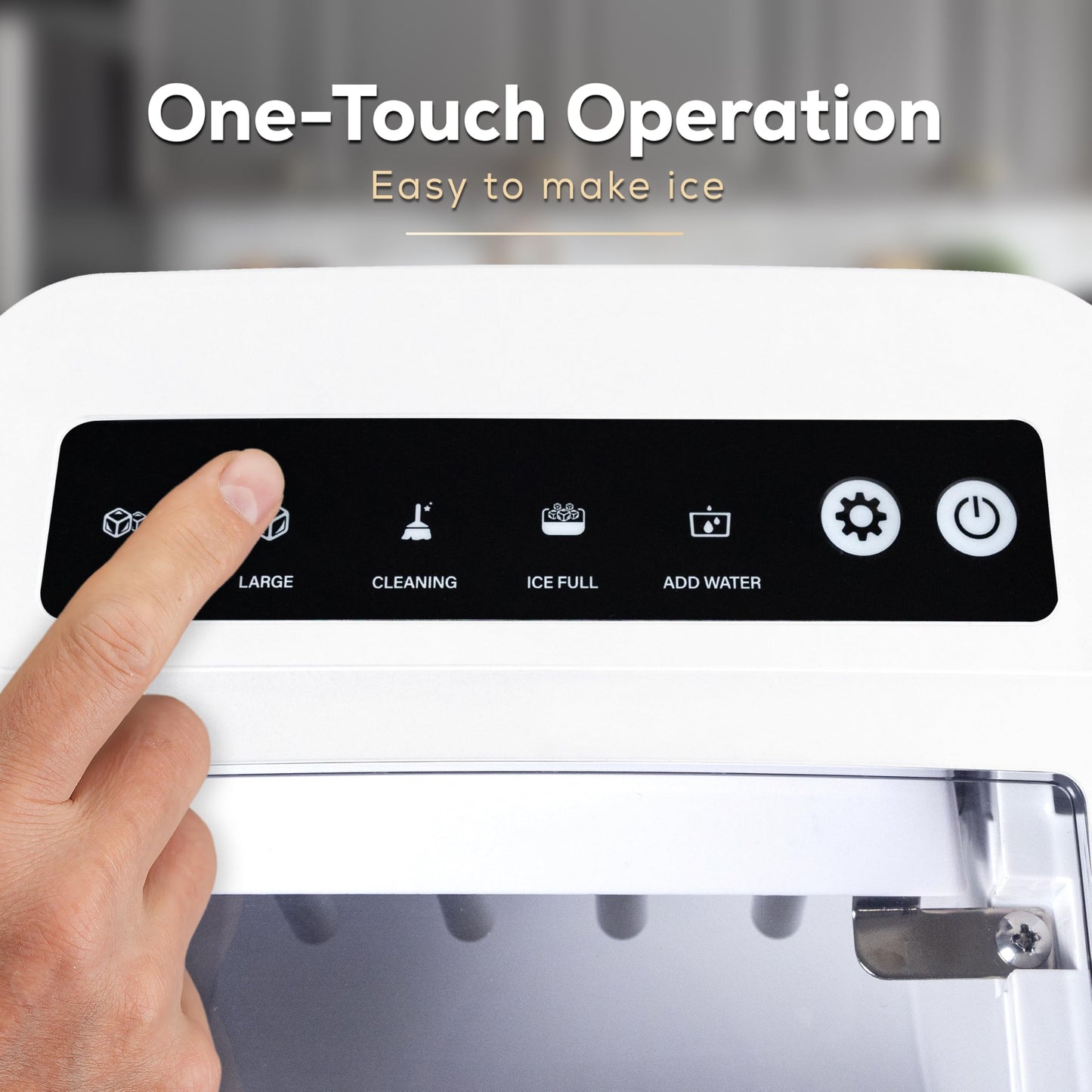Igloo Automatic Self-Cleaning Portable Electric Countertop Ice Maker Machine with Handle, 26 Pounds in 24 Hours, 9 Ice Cubes Ready in 7 Minutes, with Ice Scoop and Basket