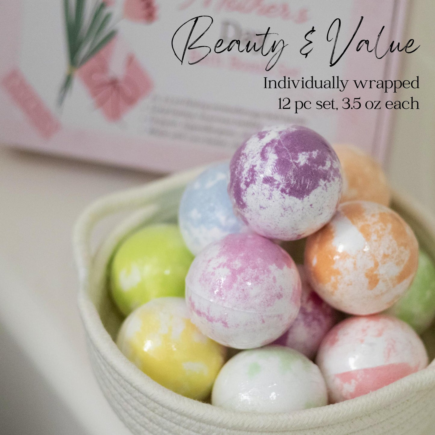 EvolutionUSA 12 Bloom Bath Bombs with Toys - Adorable Girl Bath Bomb Set, Bubbly Kids Bathbombs, Fizzy Bath Ball, Kids Bath Bombs for Girls, Childrens Bath Bomb Set Easter, Birthday, Christmas Gift