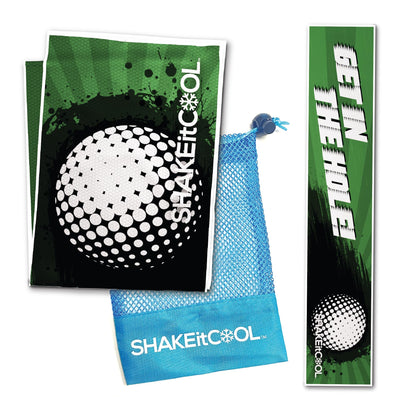 SHAKEitCOOL Original Cooling Towel – Be Cool in Style - Heat Relief, Soft, Lightweight, Sun Protection, Easy Clean - Perfect for Biking, Running, Yoga, Gym, Gardening - Aurora
