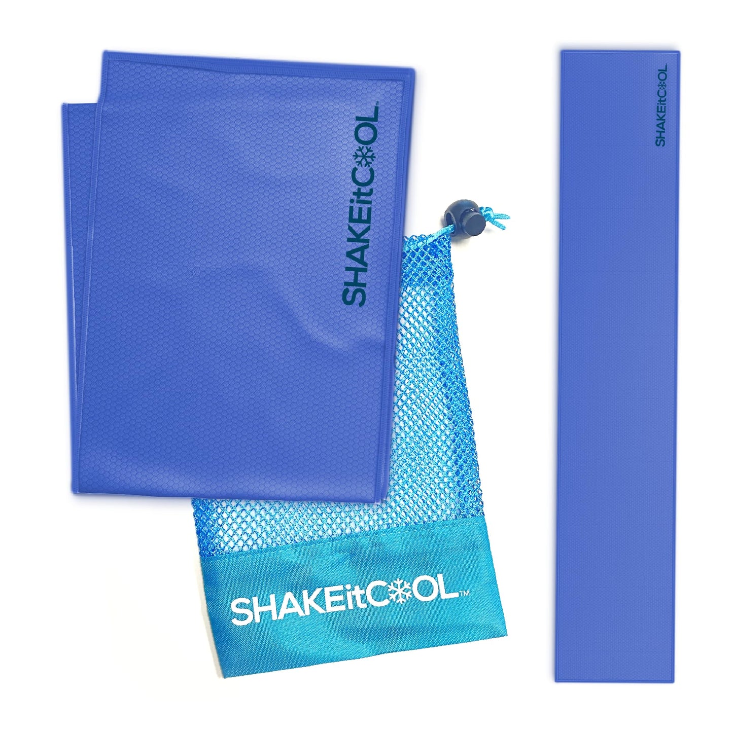 SHAKEitCOOL Original Cooling Towel – Be Cool in Style - Heat Relief, Soft, Lightweight, Sun Protection, Easy Clean - Perfect for Biking, Running, Yoga, Gym, Gardening - Aurora