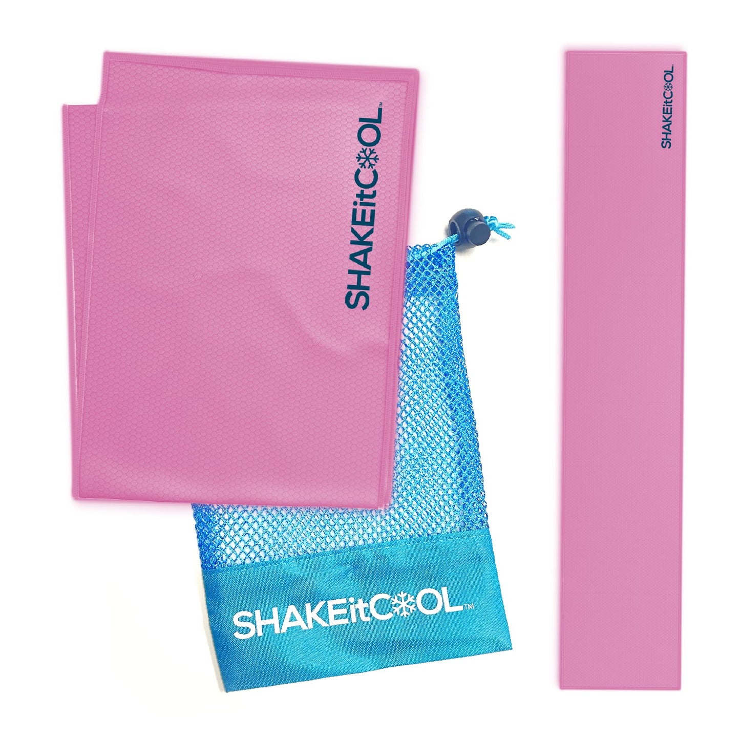 SHAKEitCOOL Original Cooling Towel – Be Cool in Style - Heat Relief, Soft, Lightweight, Sun Protection, Easy Clean - Perfect for Biking, Running, Yoga, Gym, Gardening - Aurora