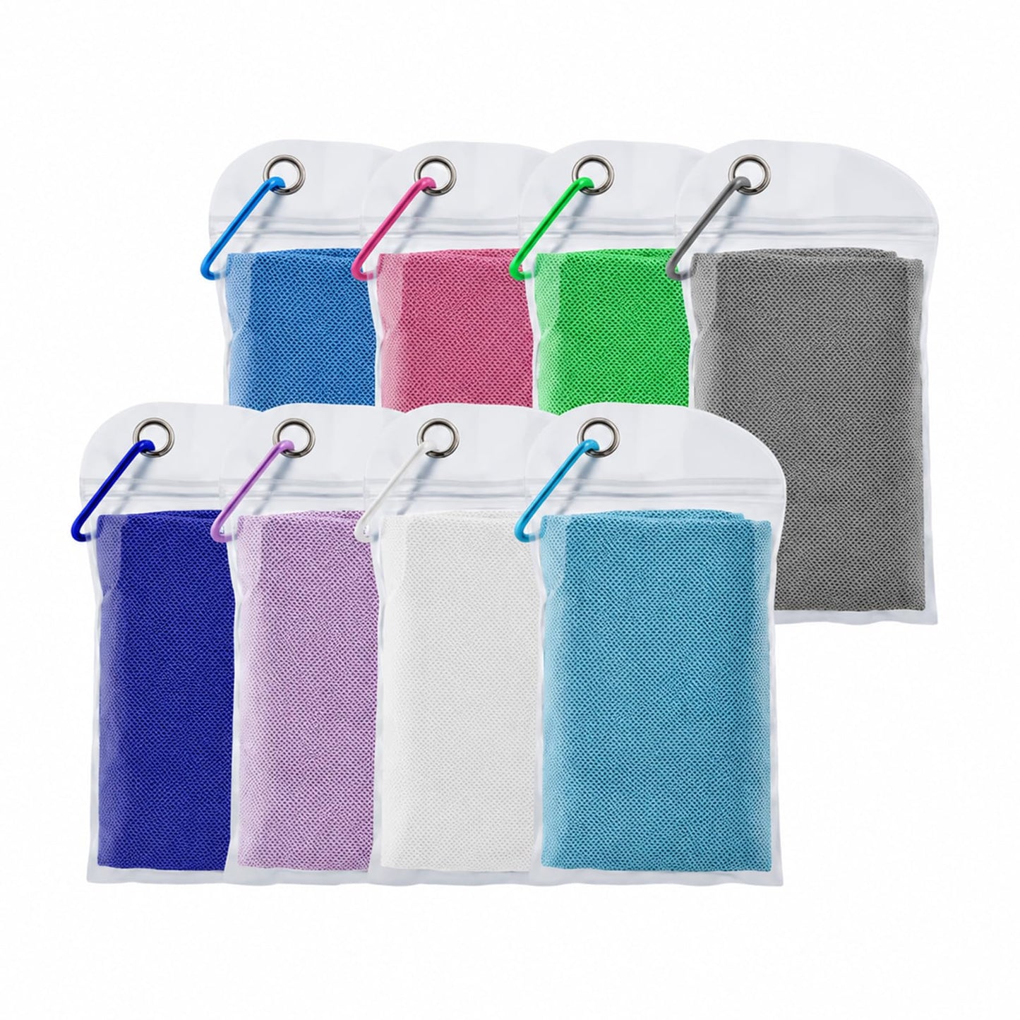 4 Pack Cooling Towels for Neck and Face(40"x12"), Cooling Neck Wraps, Ice Towel for Hot Weather, Soft Breathable Gym Towel, Cool Towel for Workout, Camping, Yoga, Sport, Running