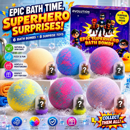 EvolutionUSA 12 Bloom Bath Bombs with Toys - Adorable Girl Bath Bomb Set, Bubbly Kids Bathbombs, Fizzy Bath Ball, Kids Bath Bombs for Girls, Childrens Bath Bomb Set Easter, Birthday, Christmas Gift