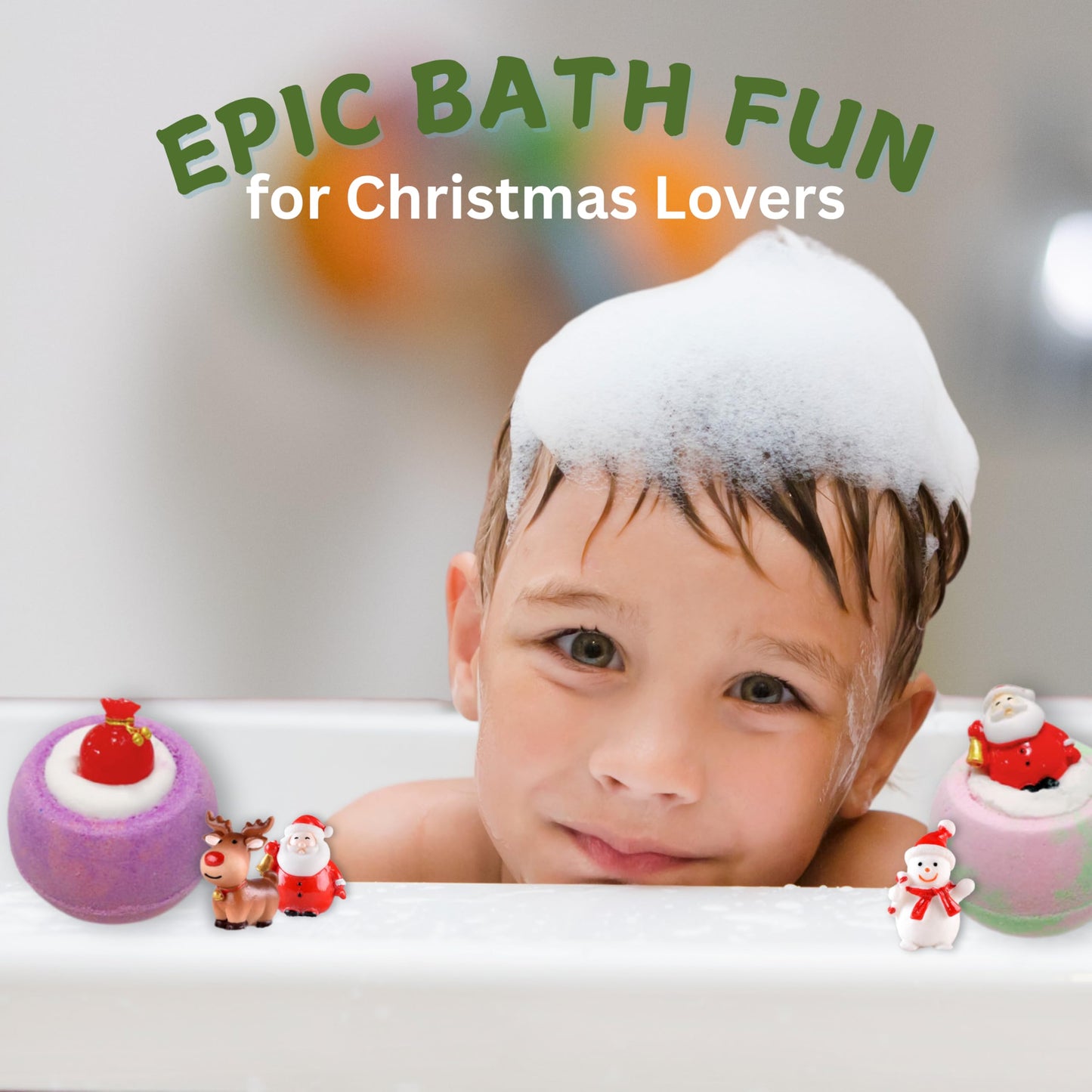 EvolutionUSA 12 Bloom Bath Bombs with Toys - Adorable Girl Bath Bomb Set, Bubbly Kids Bathbombs, Fizzy Bath Ball, Kids Bath Bombs for Girls, Childrens Bath Bomb Set Easter, Birthday, Christmas Gift