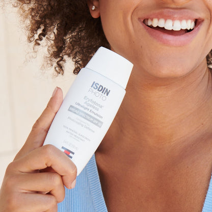 ISDIN Eryfotona Ageless Tinted Mineral Face Sunscreen SPF 50, Zinc Oxide | Anti-Aging, 100% Mineral UV Filters, Ultralight Emulsion, Suitable for Sensitive Skin, Dermatologist Recommended