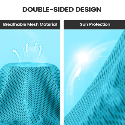 Clothirily Cooling Towels for Women Men, Breathable Cooling Towels for Neck and Face, Workout Towel for Hot Weather, Sweat Towel for Gym Yoga, Camping, Fitness, Running, Traveling, 6 Pack 40"x12"