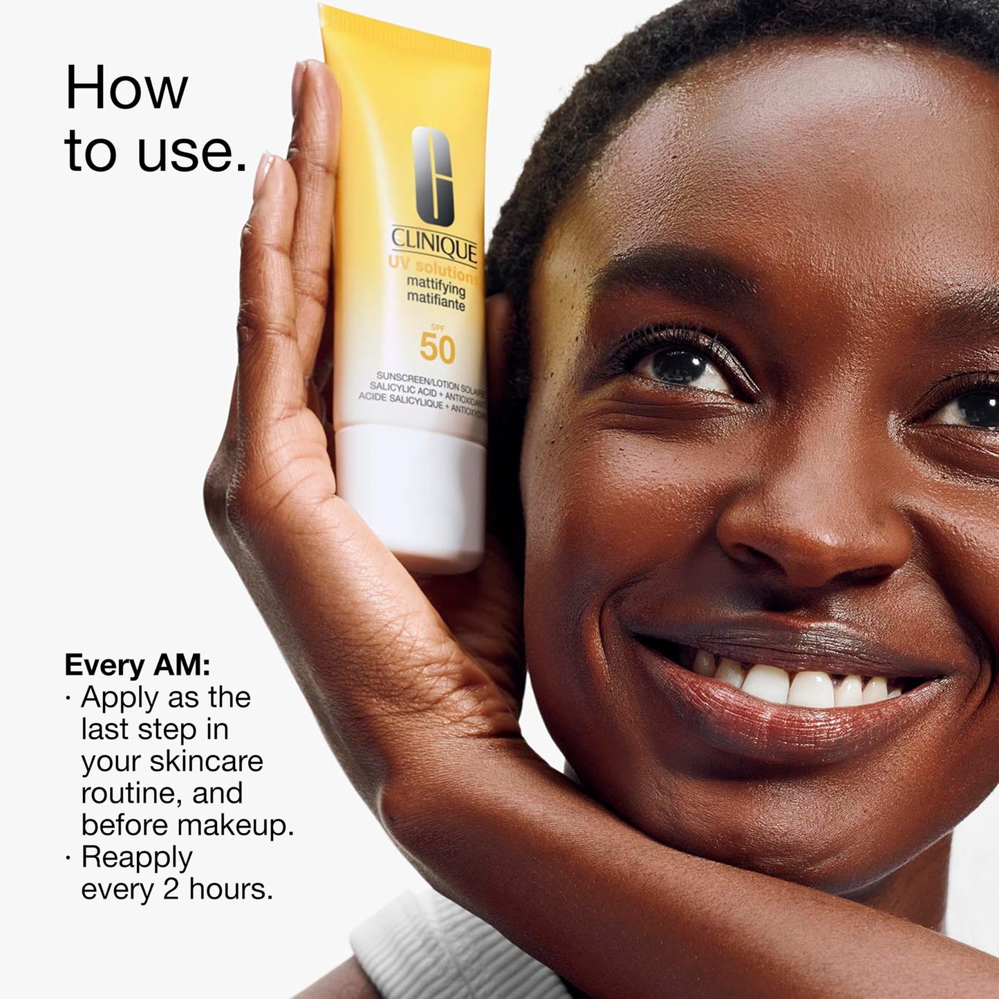 Clinique UV Solutions Sunscreen Broad Spectrum SPF 50 With Antioxidants | In Mattifying & Hydrating Formulas | No White Cast | Safe For Sensitive Skin, 1.3 Fl Oz