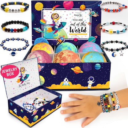 Bath Bombs for Kids with Surprise Inside - Organic, Gentle & Kid Friendly Bubble Bath Fizzies with Toys Inside. Spa Bath Fizz Balls Kit. Fizzy Balls w/Rich Bubbles, Birthday Gifts for Boys, Girls