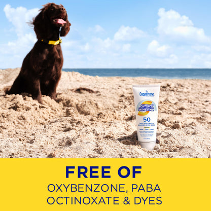 Coppertone SPORT Sunscreen Lotion Broad Spectrum SPF 50 (3 Fluid Ounce) (Packaging may vary)
