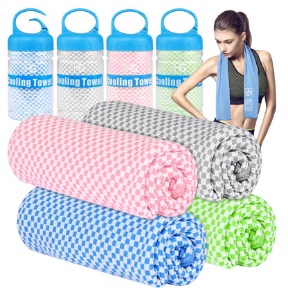 BOGI Cooling Towels for Neck and Face, Soft Breathable Cool Towel for Instant Cooling Stay Cool for Yoga, Sport, Gym, Camping, Running & More Activities
