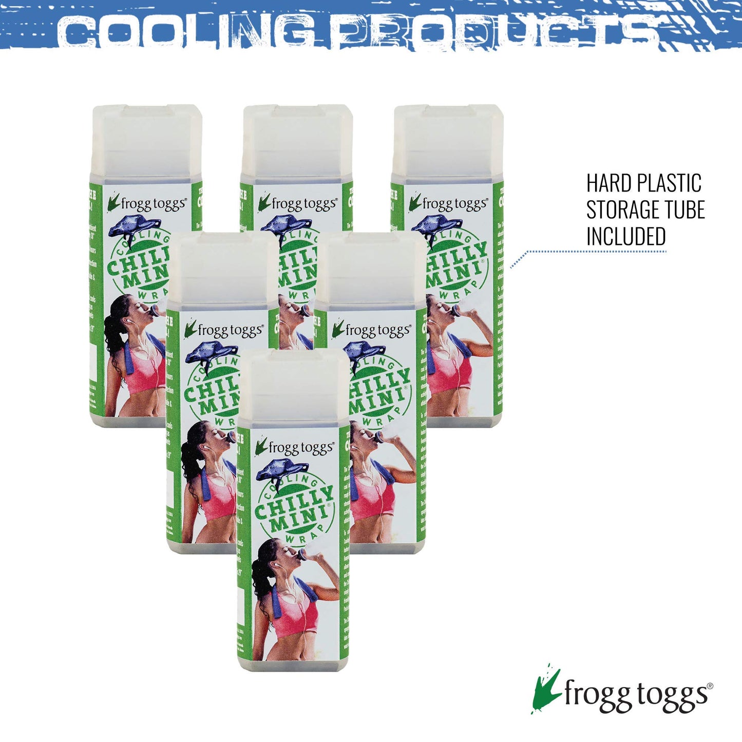 FROGG TOGGS Chilly Mini Cooling Neck Towel, 29" x 3"