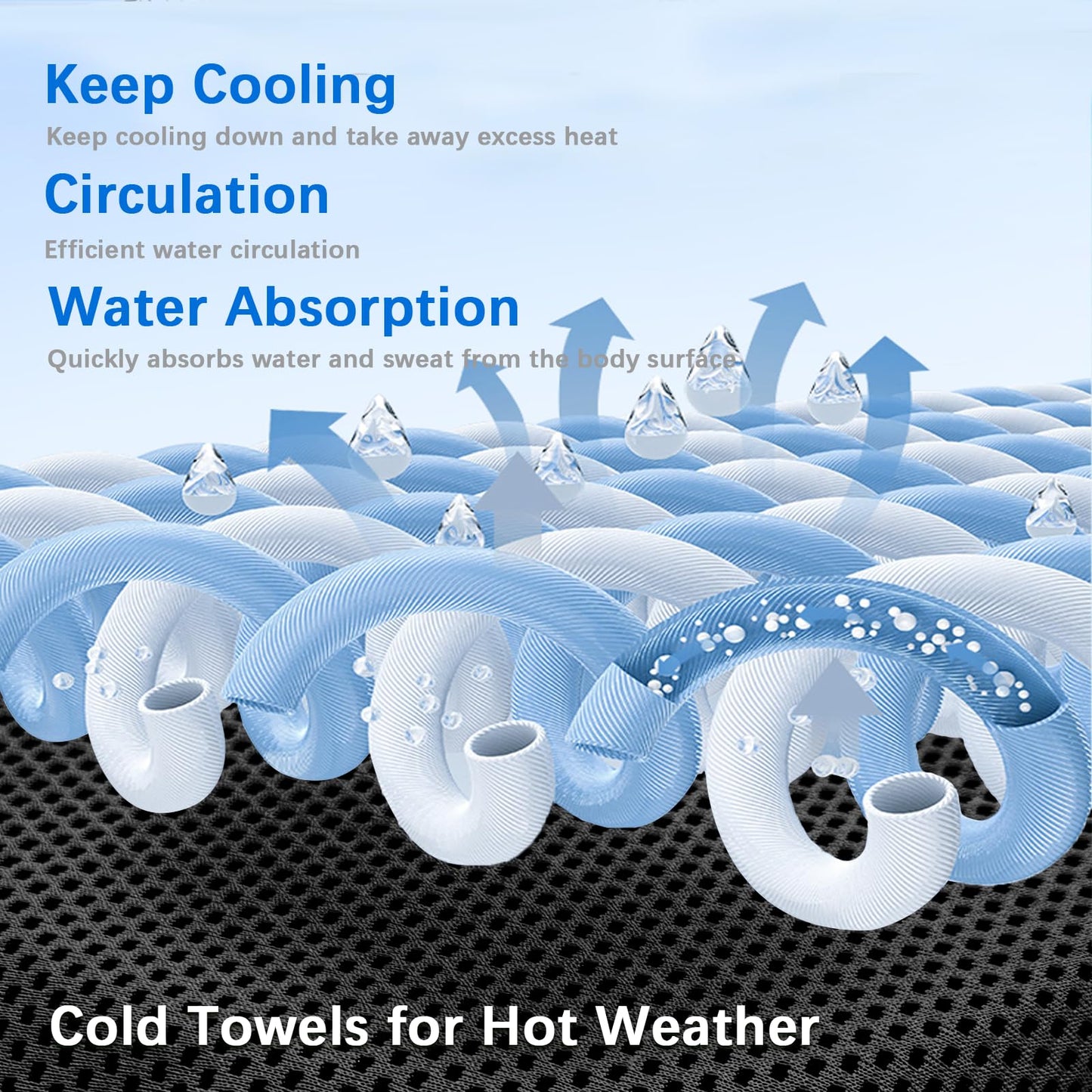 PAWPRO 4 Packs Cooling Towels for Neck and Face(40"x12"), Soft Breathable Cooling Towel with Waterproof Bag & Carabiner,Microfiber Cooling Towels for Yoga, Sport,Gym,Camping (Multicolor)