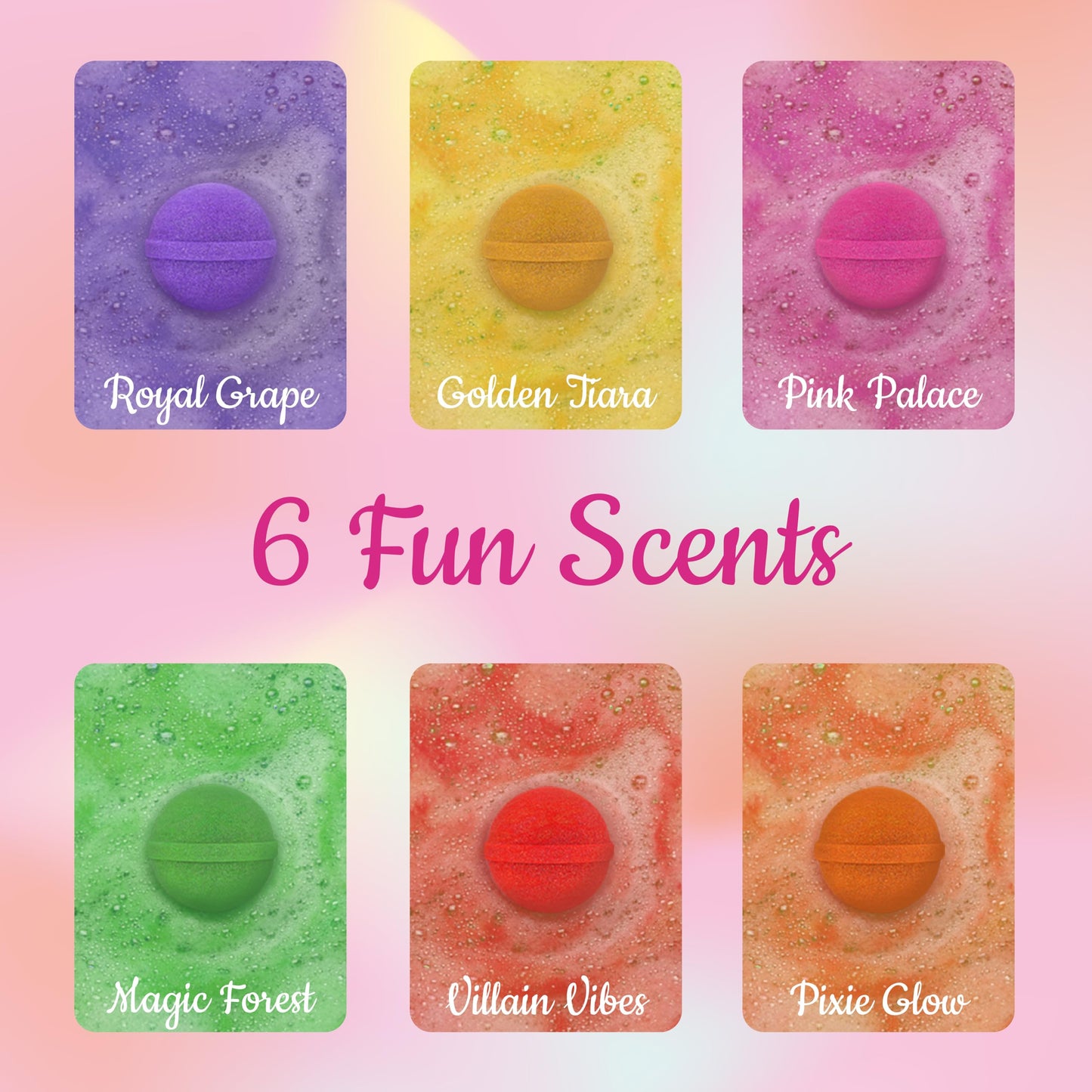 Superhero Bath Bombs for Kids with Surprise Toys Inside (6 Pack) - Large Bubble Bomb Fizzies for Boys, Girls, & Toddlers - Birthday Gift for Kids - Fruity Scent, USA Made by Two Sisters