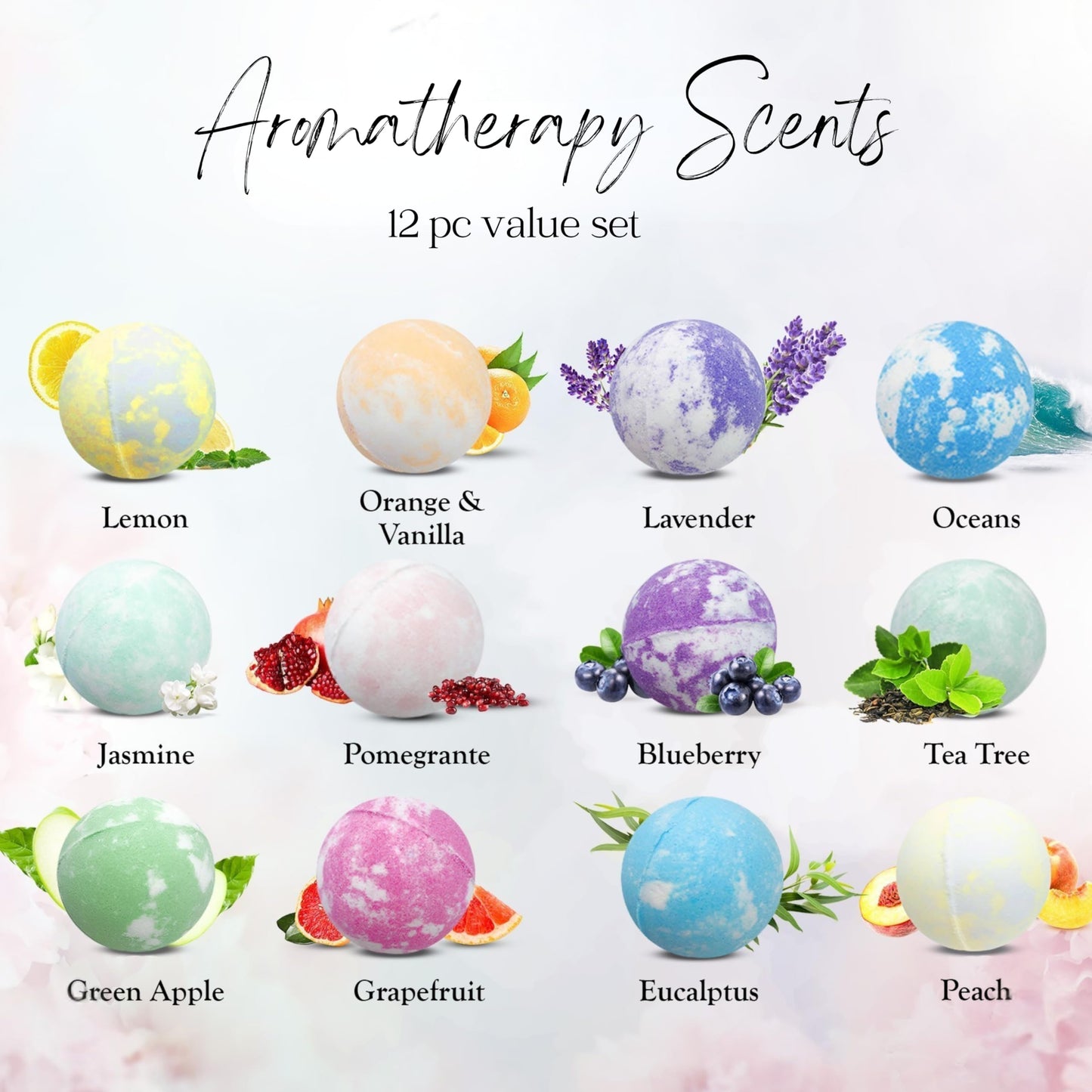 EvolutionUSA 12 Bloom Bath Bombs with Toys - Adorable Girl Bath Bomb Set, Bubbly Kids Bathbombs, Fizzy Bath Ball, Kids Bath Bombs for Girls, Childrens Bath Bomb Set Easter, Birthday, Christmas Gift