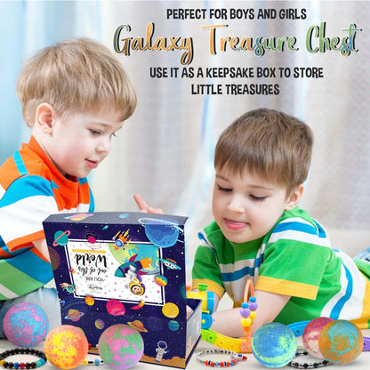 Bath Bombs for Kids with Surprise Inside - Organic, Gentle & Kid Friendly Bubble Bath Fizzies with Toys Inside. Spa Bath Fizz Balls Kit. Fizzy Balls w/Rich Bubbles, Birthday Gifts for Boys, Girls