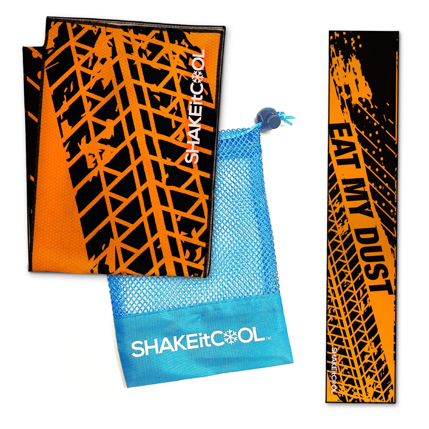 SHAKEitCOOL Original Cooling Towel – Be Cool in Style - Heat Relief, Soft, Lightweight, Sun Protection, Easy Clean - Perfect for Biking, Running, Yoga, Gym, Gardening - Aurora
