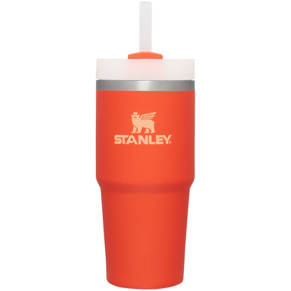 Car-Cup Friendly The Quencher H2.0 Flowstate Tumbler  | Stanley Create D329E - Double-Wall Vacuum Insulated Travel Tumbler with Straw Detail