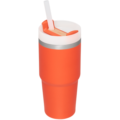 Car-Cup Friendly The Quencher H2.0 Flowstate Tumbler  | Stanley Create D329E - Double-Wall Vacuum Insulated Travel Tumbler with Straw Detail