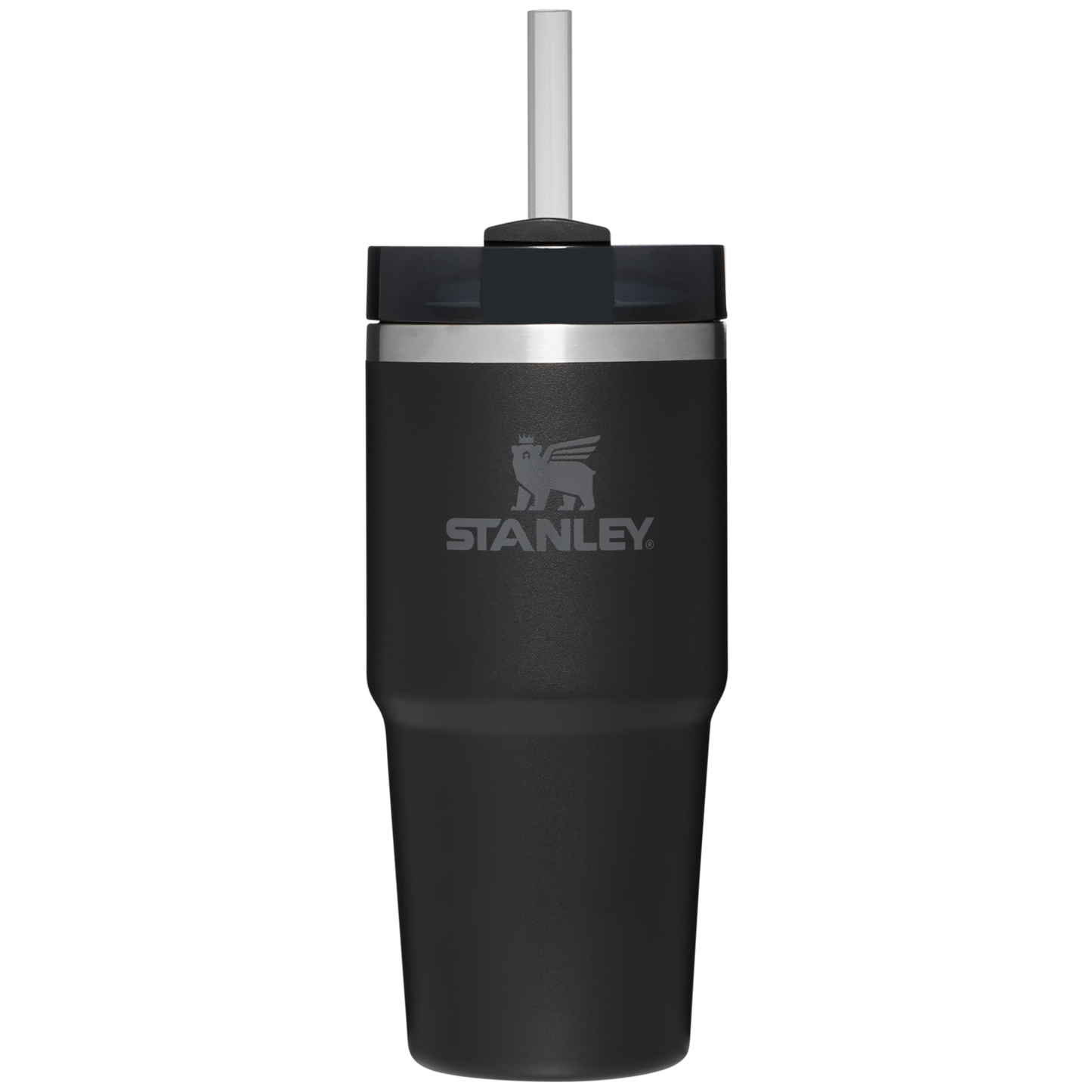 Insulated Travel The Quencher H2.0 Flowstate Tumbler D214X - Double-Wall Vacuum Insulated Travel Tumbler with Straw - Black