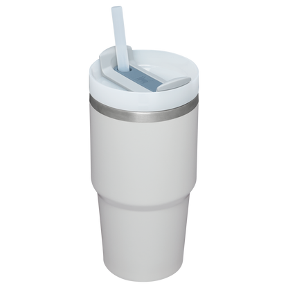 Splash-Resistant FlowState The Quencher H2.0 Flowstate Tumbler D030T - Double-Wall Vacuum Insulated Travel Tumbler with Straw Detail