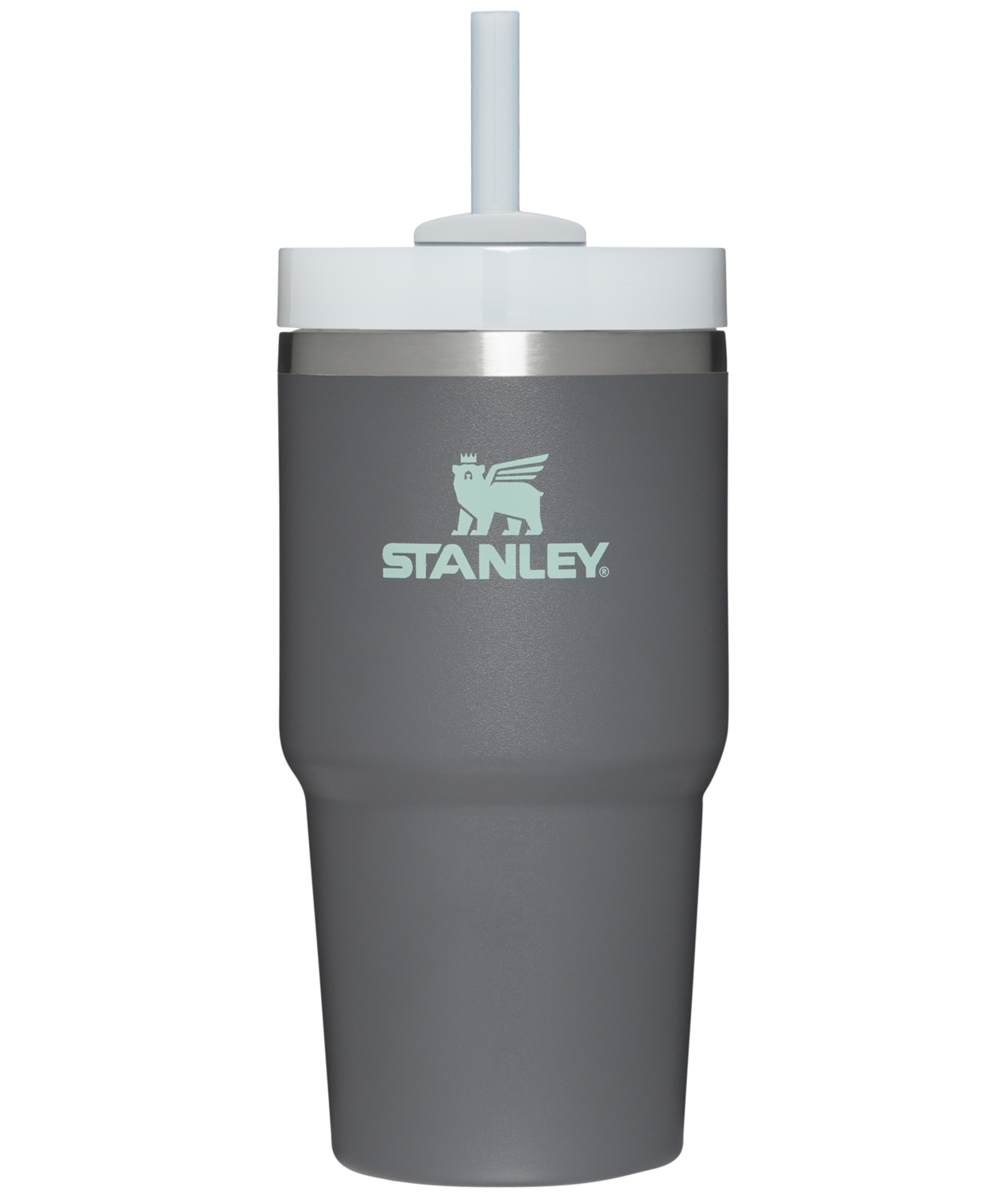 Insulated Travel The Quencher H2.0 Flowstate Tumbler | Stanley Create D330L - 40oz Large Capacity Car-Cup Friendly Quencher - Charcoal
