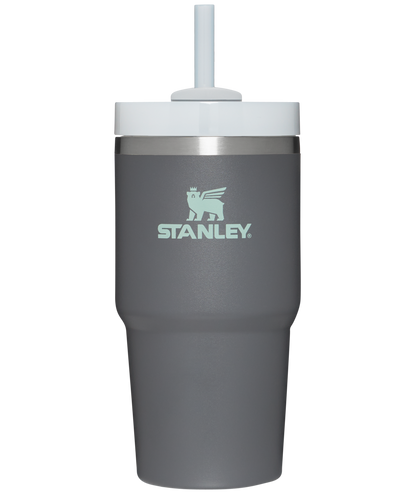 Insulated Travel The Quencher H2.0 Flowstate Tumbler | Stanley Create D330L - 40oz Large Capacity Car-Cup Friendly Quencher - Charcoal