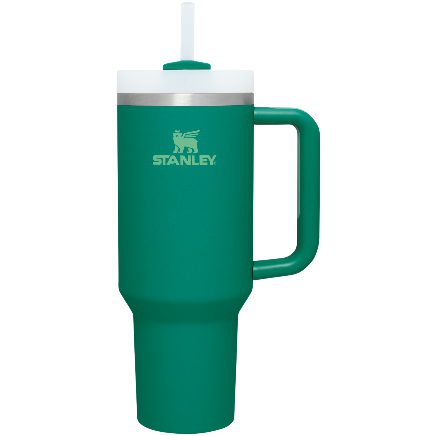 Splash-Resistant FlowState The Quencher H2.0 Flowstate Tumbler  | Stanley Create D332L - Double-Wall Vacuum Insulated Travel Tumbler with Straw Detail