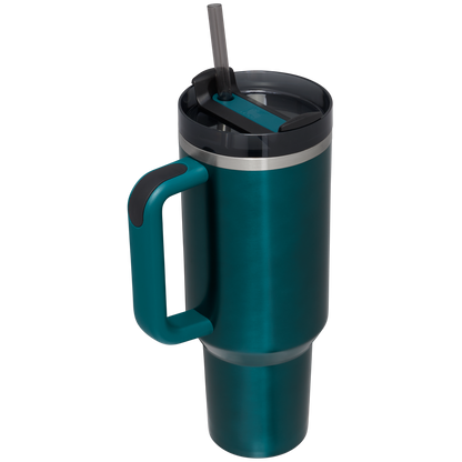 Insulated Travel The Quencher H2.0 Flowstate Tumbler D050X - 40oz Large Capacity Car-Cup Friendly Quencher Detail