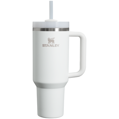 Insulated Travel The Quencher H2.0 Flowstate Tumbler D050X - 40oz Large Capacity Car-Cup Friendly Quencher - Frost