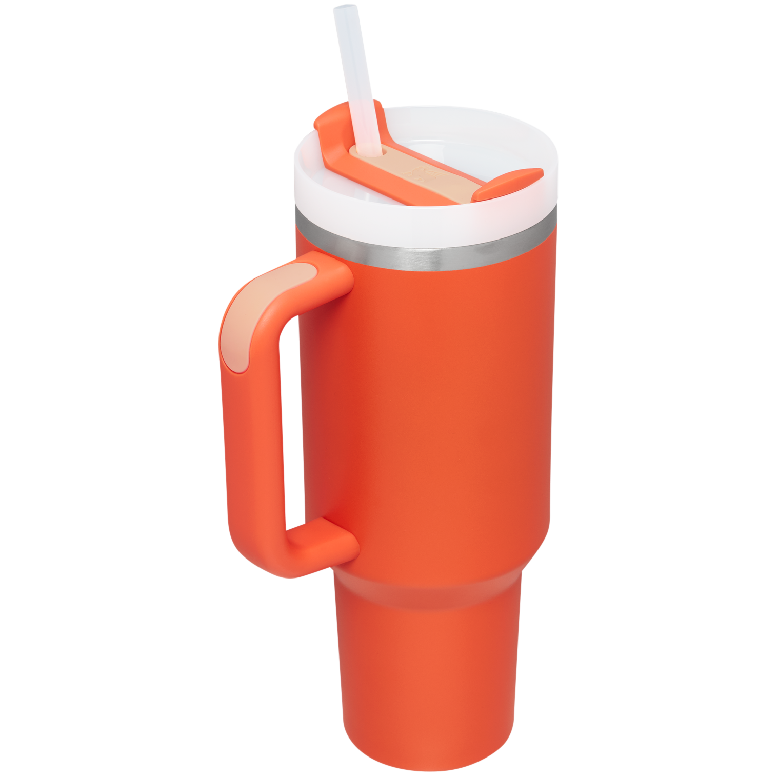 Splash-Resistant FlowState The Quencher H2.0 Flowstate Tumbler  | Stanley Create D332L - Double-Wall Vacuum Insulated Travel Tumbler with Straw Detail