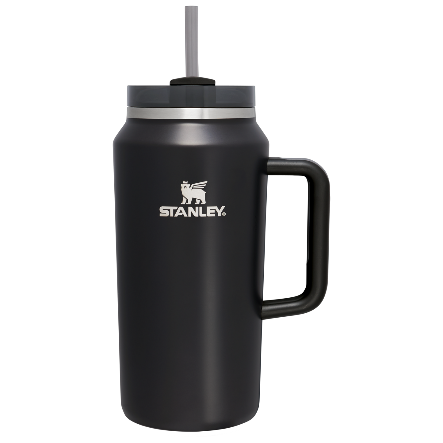 Large Capacity The Quencher H2.0 Flowstate Tumbler D365U - Double-Wall Vacuum Insulated Travel Tumbler with Straw - Black Glow