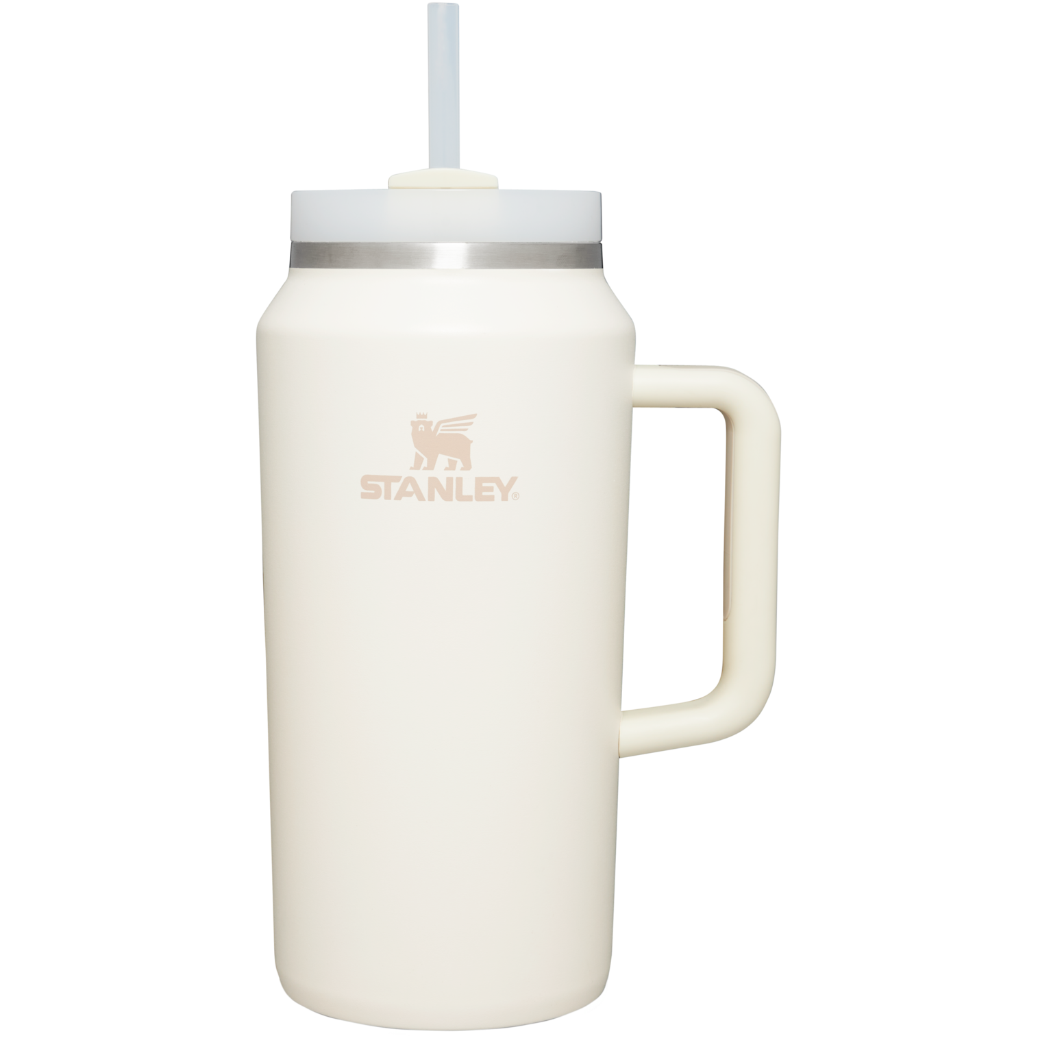 Splash-Resistant FlowState The Quencher H2.0 Flowstate Tumbler D033Q - Premium Stainless Steel Straw Cup for All-Day Hydration - Cream