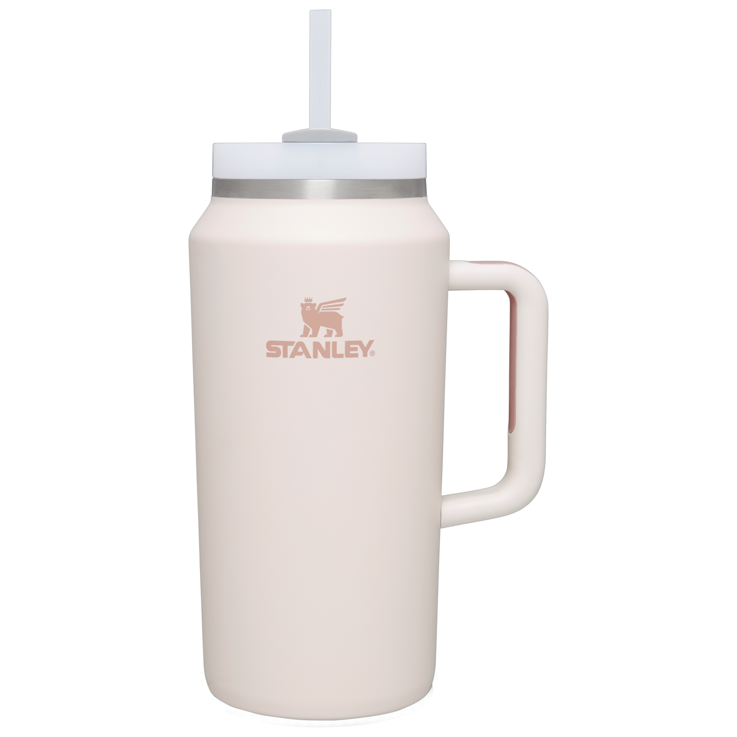 Splash-Resistant FlowState The Quencher H2.0 Flowstate Tumbler D033Q - Premium Stainless Steel Straw Cup for All-Day Hydration - Rose Quartz