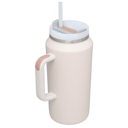 Splash-Resistant FlowState The Quencher H2.0 Flowstate Tumbler D033Q - Premium Stainless Steel Straw Cup for All-Day Hydration Detail