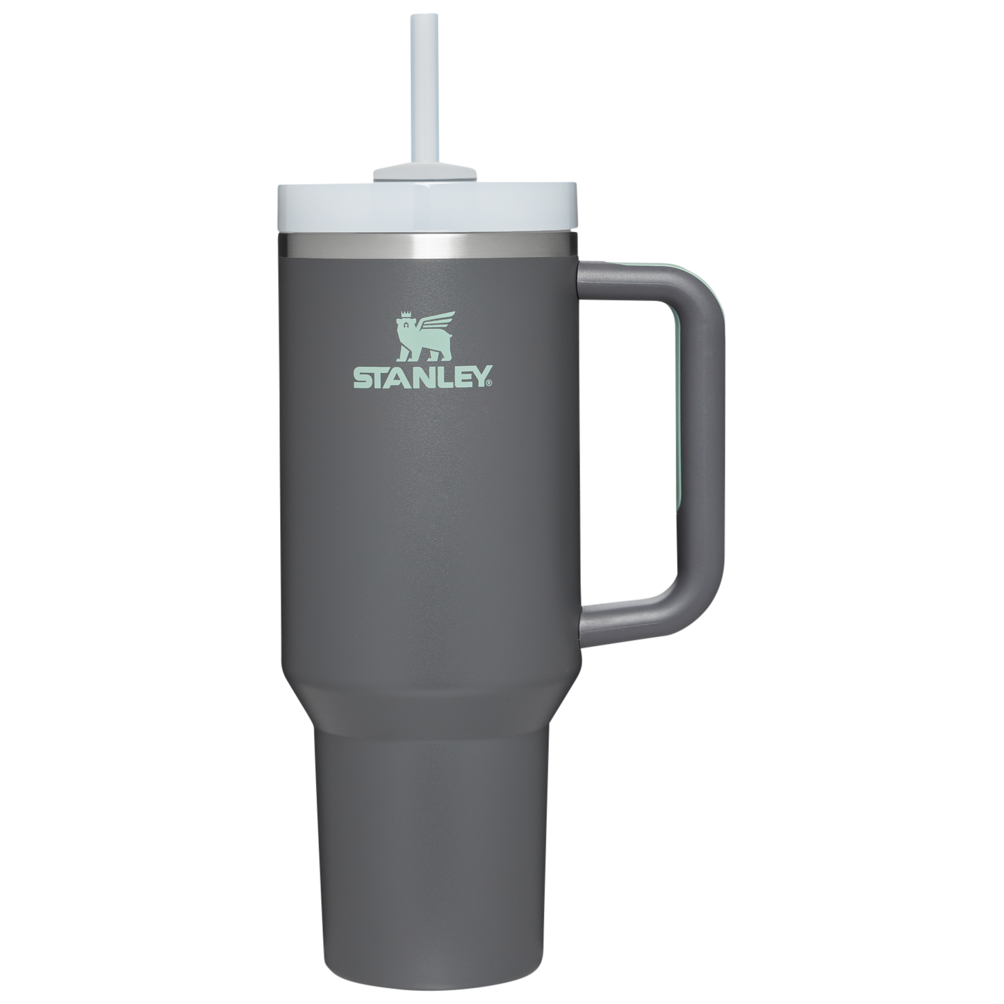 Splash-Resistant FlowState The Quencher H2.0 Flowstate Tumbler  | Stanley Create D332L - Double-Wall Vacuum Insulated Travel Tumbler with Straw Detail