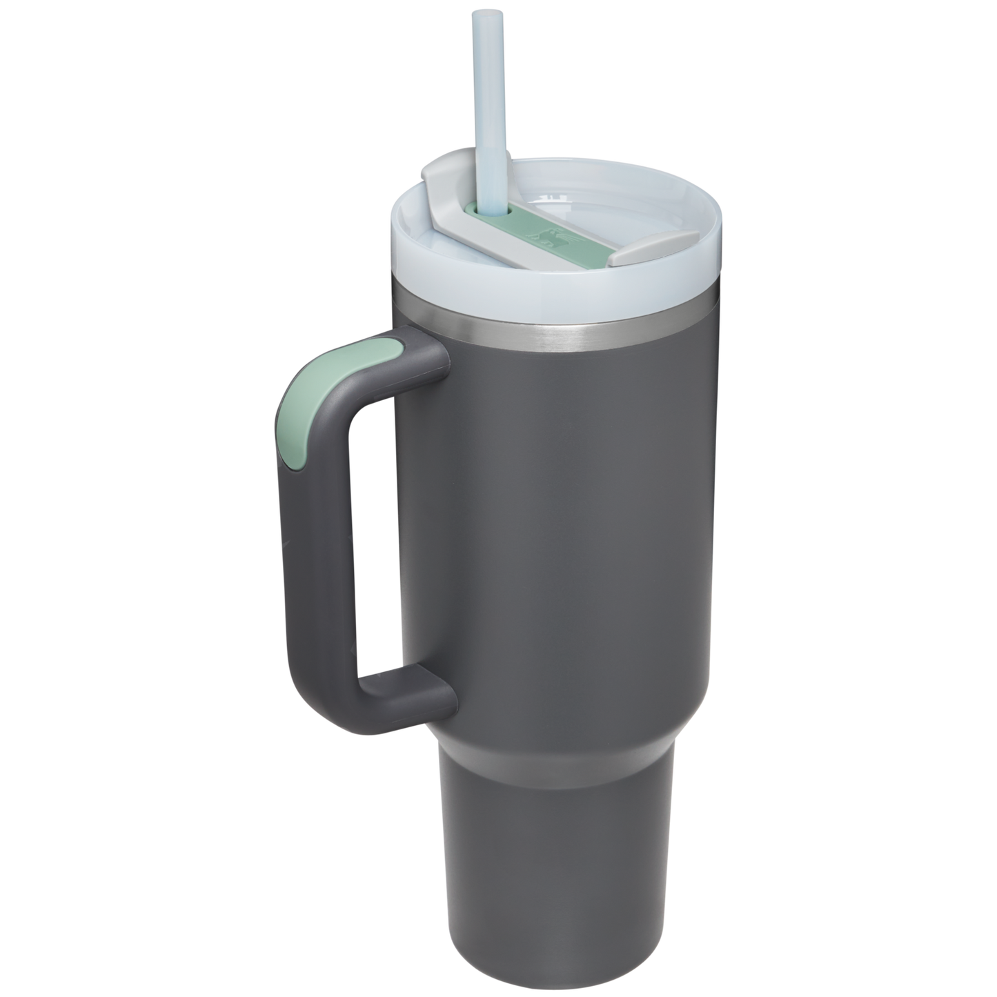 Splash-Resistant FlowState The Quencher H2.0 Flowstate Tumbler  | Stanley Create D332L - Double-Wall Vacuum Insulated Travel Tumbler with Straw Detail