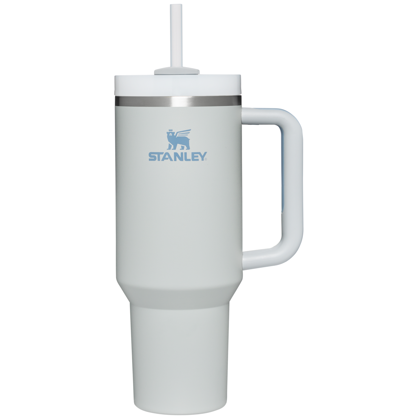 Splash-Resistant FlowState The Quencher H2.0 Flowstate Tumbler  | Stanley Create D332L - Double-Wall Vacuum Insulated Travel Tumbler with Straw Detail