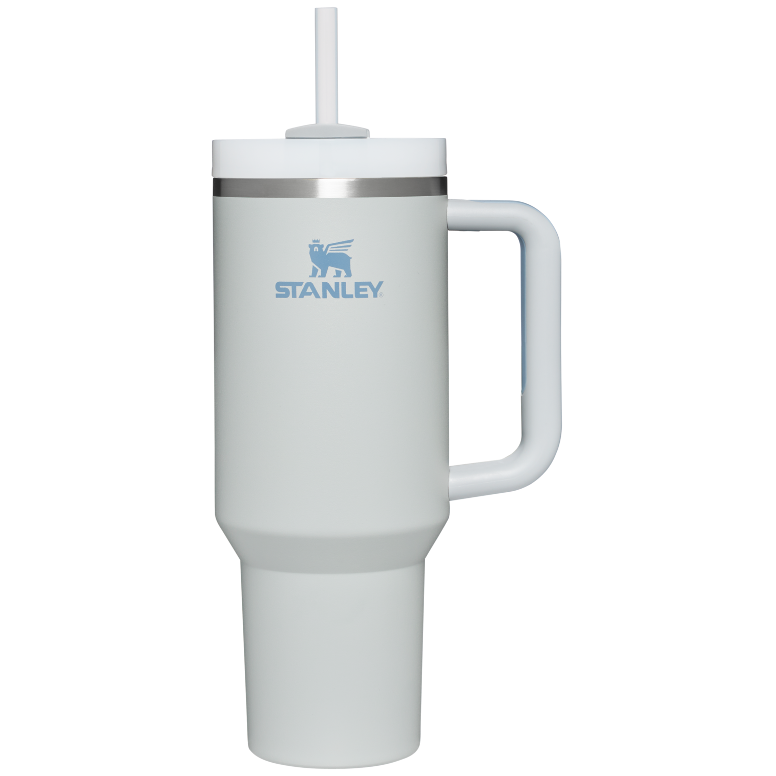 Splash-Resistant FlowState The Quencher H2.0 Flowstate Tumbler  | Stanley Create D332L - Double-Wall Vacuum Insulated Travel Tumbler with Straw Detail