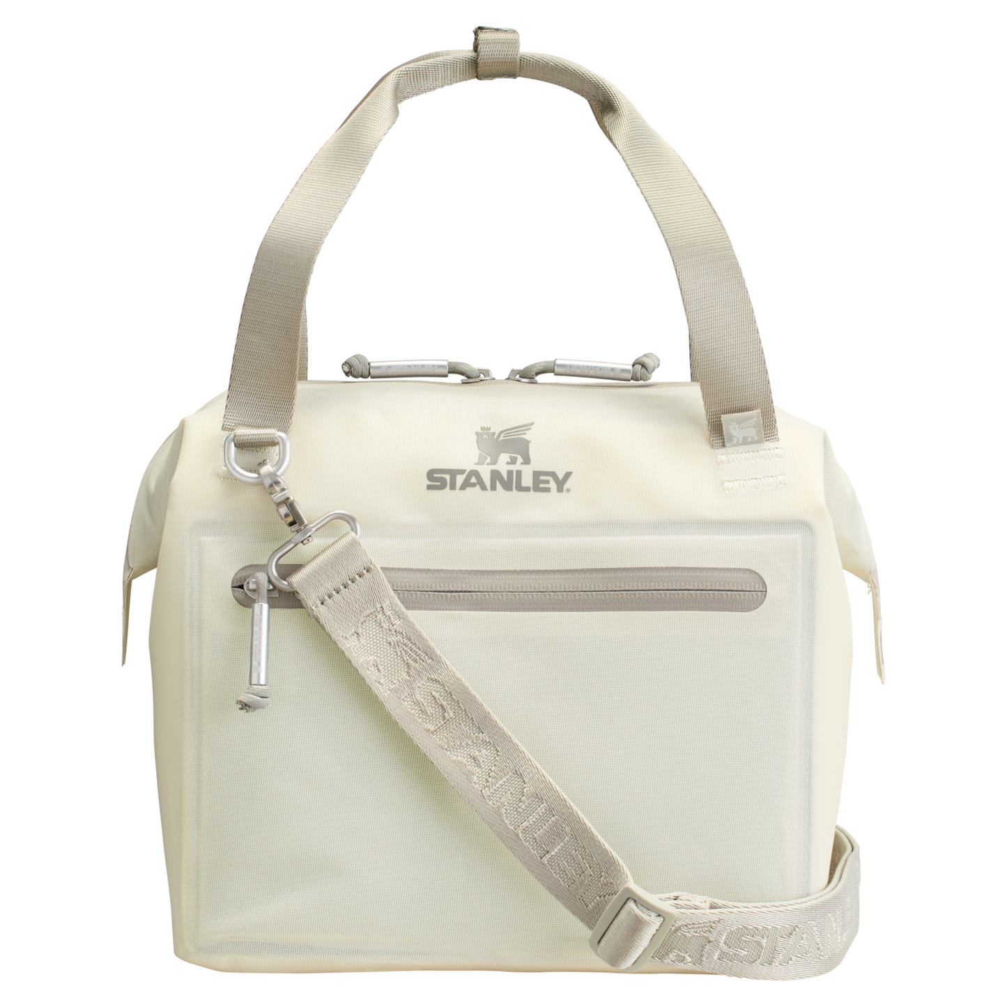 Heavy-Duty Tote The All Day Julienne Mini Cooler D052R - Julienne Series Portable Picnic Chiller Tote - Cream