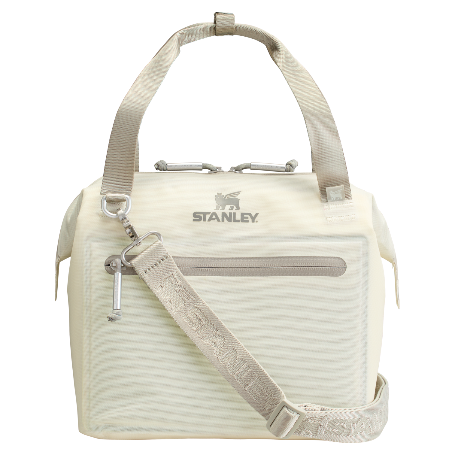 Heavy-Duty Tote The All Day Julienne Mini Cooler D052R - Julienne Series Portable Picnic Chiller Tote - Cream